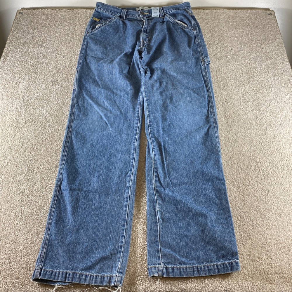 Levi Strauss Signature Carpenter Jeans Mens W34 L36 Blue Workwear Utility